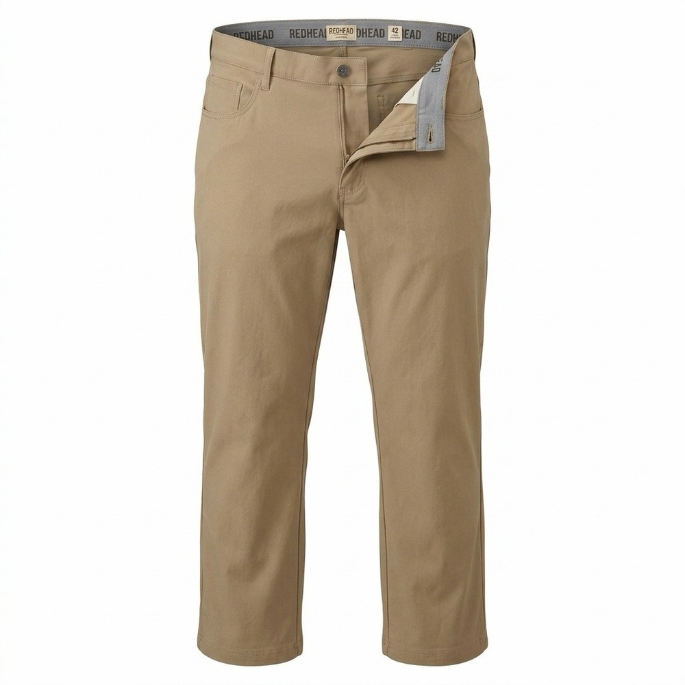 RedHead Men Tan Utility Outdoor Pants 42x30 Bass Pro Shops Hiking Rugged Gorpcor
